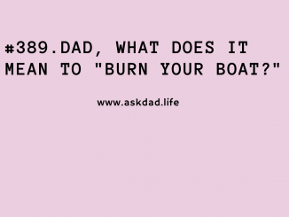 burn your boat
